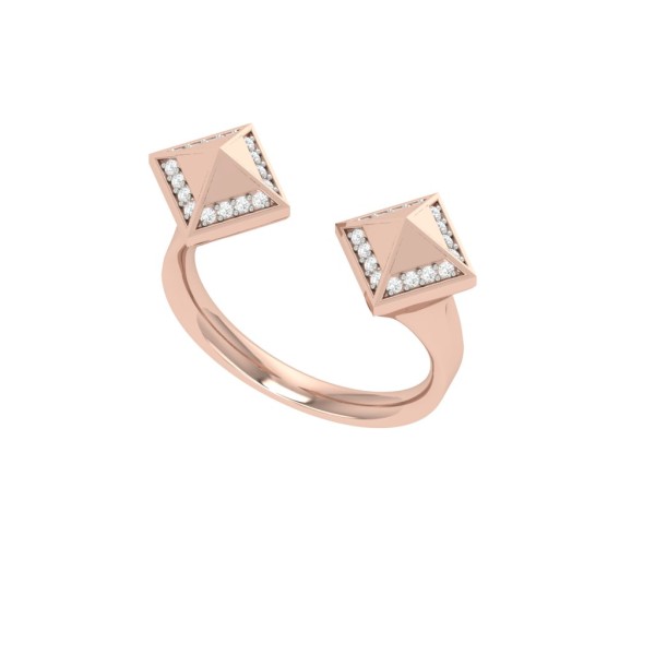 PYRAMID COVERED WITH DIAMOND  